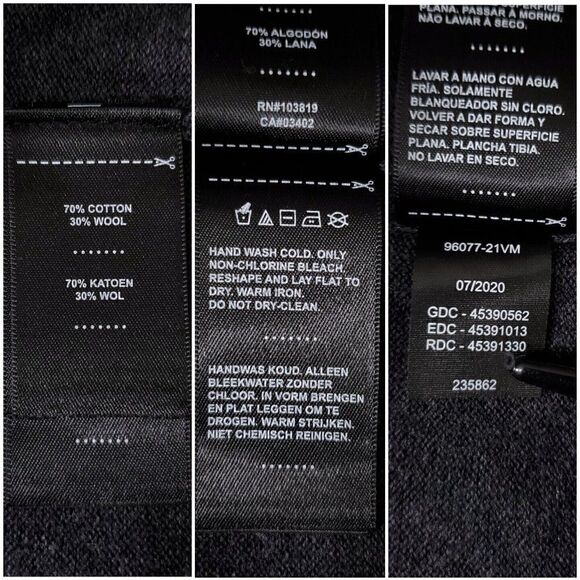 NWT Harley Davidson Mens Size 2XL Bar & Shield Logo Gray Knit Crew Neck Sweater - Picture 10 of 11